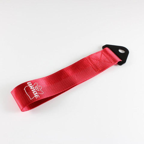 Bride Red Racing Tow Strap for Front / Rear Bumper JDM Performance