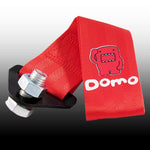 Domo Kun Red Racing Tow Strap for Front / Rear Bumper JDM Performance