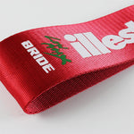 Illest Bride Red Racing Tow Strap for Front / Rear Bumper JDM Performance