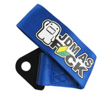 JDM as Fck Blue Racing Tow Strap for Front / Rear Bumper JDM Performance