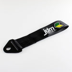 JDM Black Racing Tow Strap for Front / Rear Bumper JDM Performance