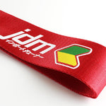 JDM Red Racing Tow Strap for Front / Rear Bumper JDM Performance