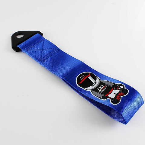 Mugen Blue Racing Tow Strap for Front / Rear Bumper - JDM Performance