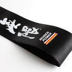 Mugen Power Black Racing Tow Strap for Front / Rear Bumper JDM Performance