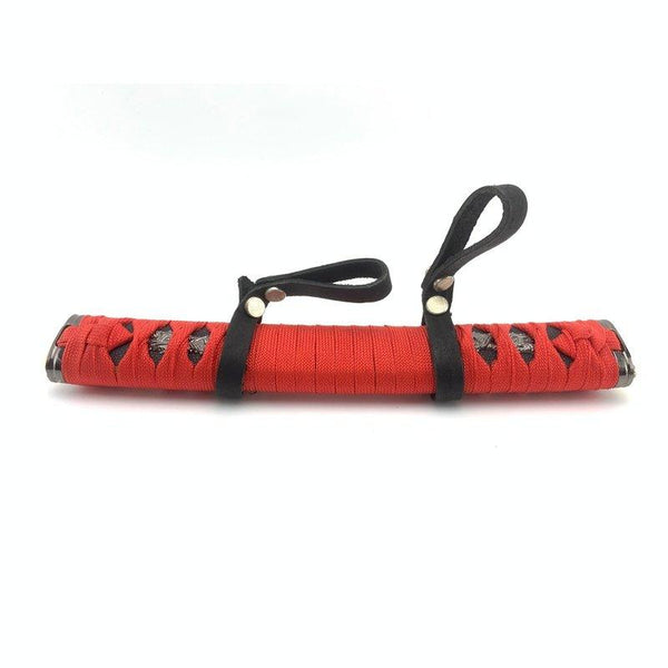 Universal 20cm JDM Samurai Roof Tsurikawa Handle Red+Black JDM Performance