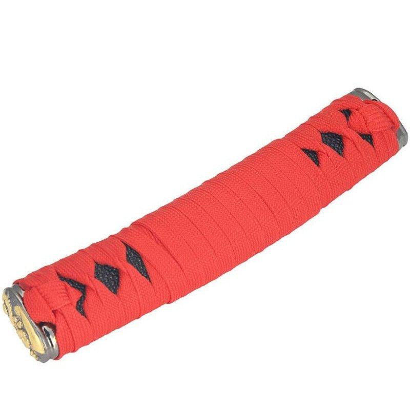 Universal 20cm JDM Samurai Roof Tsurikawa Handle Red+Black JDM Performance