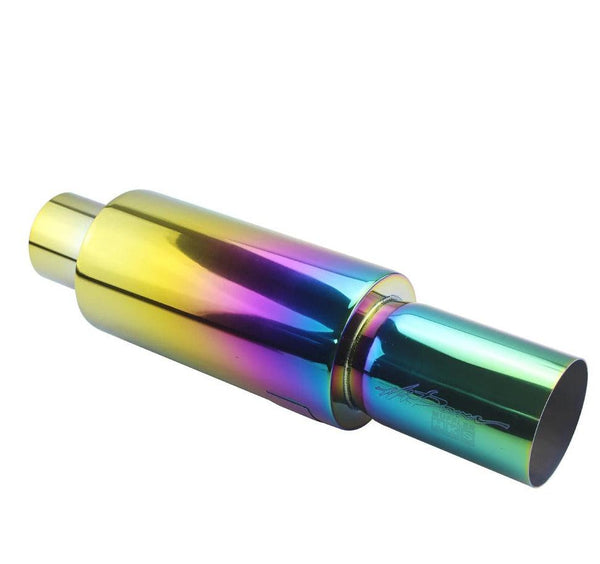 Aftermarket Racing Exhaust Muffler Straight Tip 75mm 3" JDM Performance