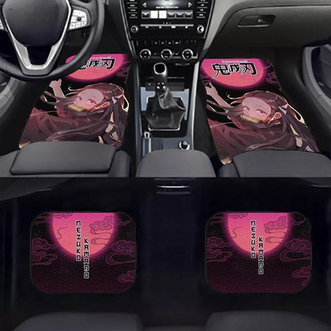 Anime Racing Fabric Car Floor Mats Interior Carpets-JDM Performance
