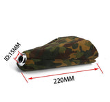 Army Camo Camouflage Gear Shift Boot Universal JDM Performance