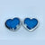 Blue LED Heart Shape Side Marker Indicators (Pair) JDM Performance