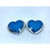 Blue LED Heart Shape Side Marker Indicators (Pair) JDM Performance