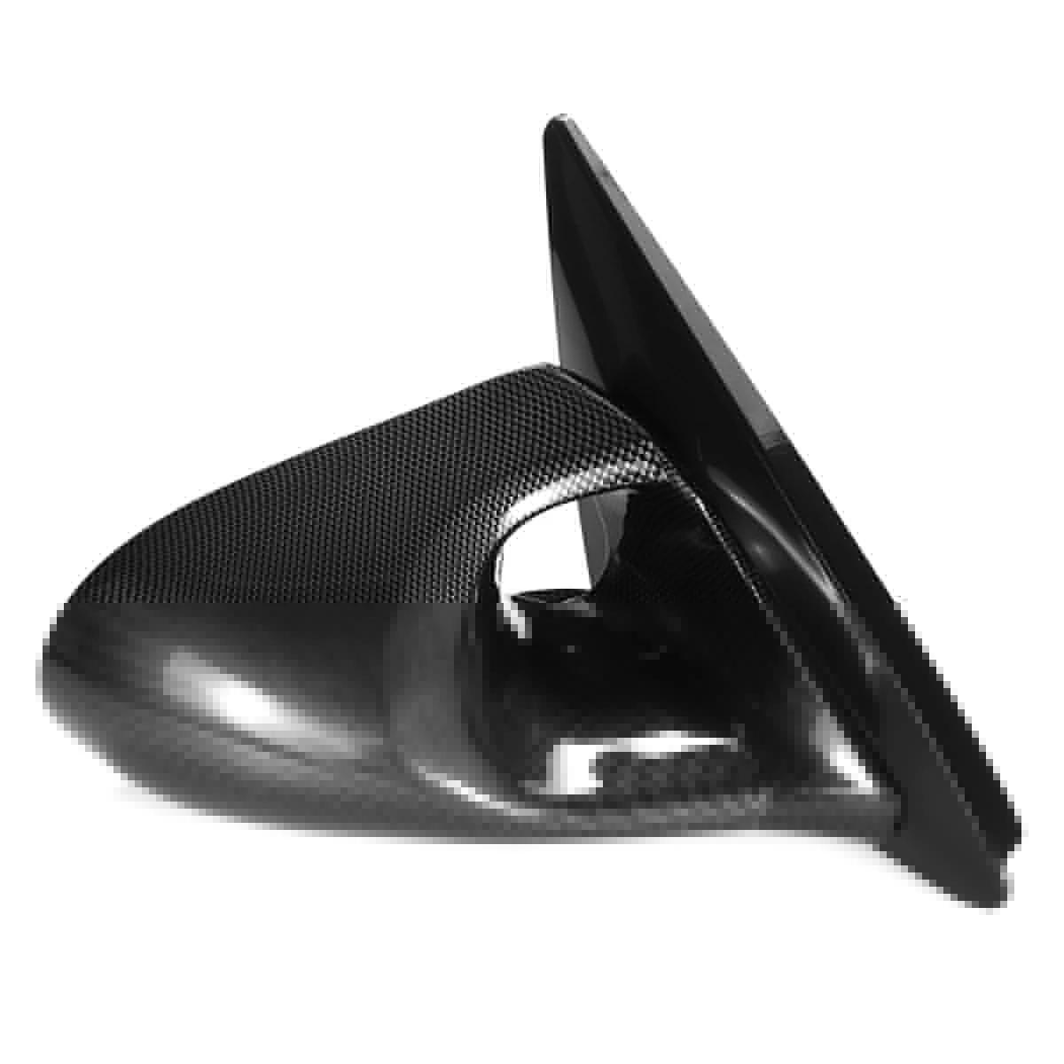 SR2 MOTOR Carbon Fiber Spoon Style Side Mirrors For 96-00 Honda Civic EK 2/3DR – Pair, Manual Adjustment