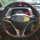Carbon Steering Wheel Cover For Civic FN2 FA FD FG JDM Performance