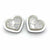Clear LED Heart Shape Side Marker Indicators (Pair) JDM Performance