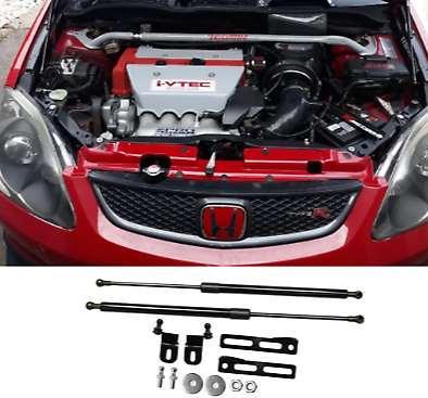 Dual Bonnet Strut Kit For Honda Civic EP3 Type R SI EP2 Pair Hood Gas Struts