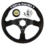 KEY'S Racing Suede Steering Wheel 14inch JDM Performance