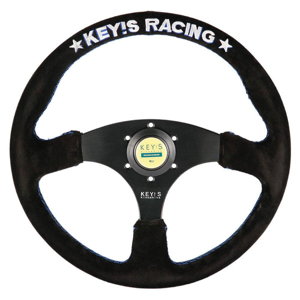 KEY'S Racing Suede Steering Wheel 14inch JDM Performance