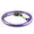 Modern Design ABS Deep Dish Steering Wheel 14inch Purple JDM Performance