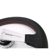 ND Lightweight Aluminum Sport Steering Wheel Real Leather JDM Performance