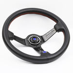 ND Perforated Leather Carbon Fiber Frame Steering Wheel JDM Performance