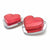 Pink LED Heart Shape Side Marker Indicators (Pair) JDM Performance