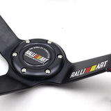 Ralliart Deep Dish Leather Steering Wheel 14inch JDM Performance