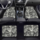 Sakura Wave Racing Black Fabric Car Floor Mats Interior Carpets JDM Performance