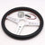 Silver Lightweight ND 14inch Real Leather Steering Wheel JDM Performance