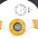 Sport Racing Steering Wheel 14inch 6 Bolt JDM Performance