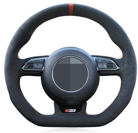 Steering Wheel Cover For For Audi S1 S3 S4 B8 S6 C7 S5 JDM Performance