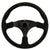 Universal 14inch Auto Racing Black Suede Leather Steering Wheel JDM Performance