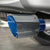 2.5'' 63MM-89MM Blue Glossy Carbon Fiber Stainless Steel Muffler Tip JDM Performance