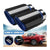 2.5'' 63MM-89MM Blue Glossy Carbon Fiber Stainless Steel Muffler Tip JDM Performance