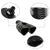 Universal Dual Carbon Fiber Look Heart Shaped Mufffler Tip JDM Performance