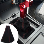 Universal Suede Leather Gear Shift Knob Boot JDM Performance