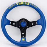 Vertex 10 Stars Blue Leather JDM Steering Wheel JDM Performance