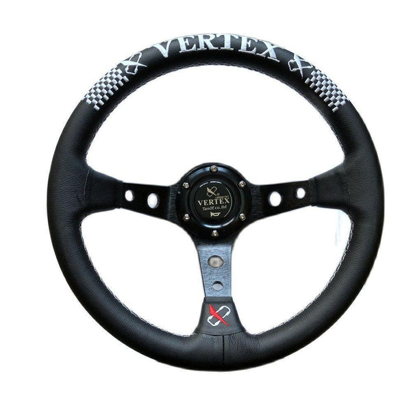 Vertex Checker Steering Wheel 330mm 13inch Race JDM Performance