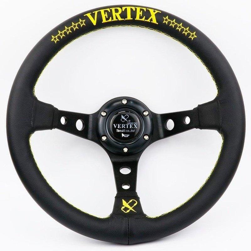 Vertex Yellow Stitch 10 Star JDM Steering Wheel JDM... JDM Performance