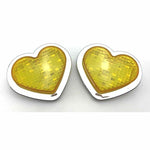 Yellow LED Heart Shape Side Marker Indicators (Pair) JDM Performance